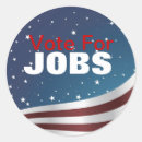 Search for jobs stickers Blue