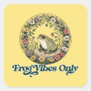 Search for frog lover square stickers Frogs
