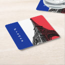 Search for eiffel tower coasters French flag
