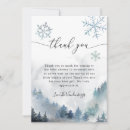 Search for the blue mountains thank you cards Rustic