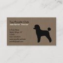 Search for poodle business cards Logo
