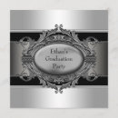 Search for boys graduation invitations Black