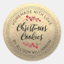 Search for modern bakery stickers Made with love