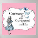 Search for curiouser posters Alice in wonderland