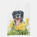 Search for dog tea towels Watercolor