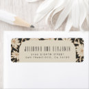 Search for floral pattern return address labels Botanical