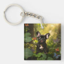 Search for love french bulldog key rings Puppy