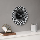 Search for optical illusion clocks Chequered