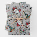 Search for whimsical christmas wrapping paper Scandinavian