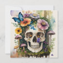 Search for skull art invitations Death