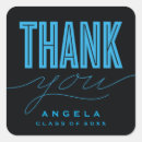 Search for blue and black graduation stickers Typography
