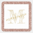 Search for rustic monogram stickers Pink
