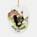 Search for chickens christmas tree decorations Rooster