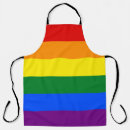 Search for expression long aprons Rainbow flag