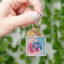 Search for newborns square key rings Blue