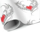 Search for angel gift wrap Heart