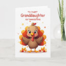 Search for to granddaughter thanksgiving cards For her
