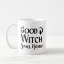 Search for good witch mugs Black and white