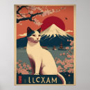 Search for japanese cat art Illustration