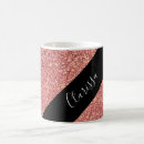 Search for black glitter mugs Rose gold