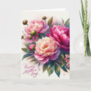 Search for peony mothers day cards Elegant
