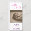 Search for babies 4x9 invitations Baby