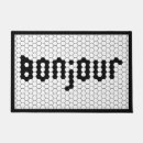 Search for bonjour doormats French