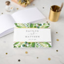 Search for green white wedding guest books Garden