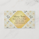 Search for flower farm business cards Honey