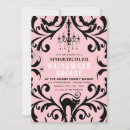 Search for elegant soiree invitations Black