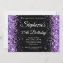 Search for bling 50th birthday invitations Modern