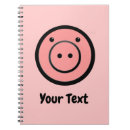 Search for pink pig notebooks Pigs