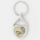 Search for heart drawing key rings Vintage