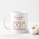 Search for surprise party mugs 50 and fabulous