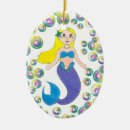 Search for mermaid christmas tree decorations Purple
