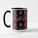 Search for mexican hat mugs Dia de los muertos