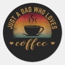Search for dad coffee stickers Vintage