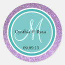 Search for green glitter wedding stickers White