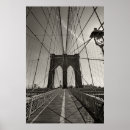 Search for brooklyn bridge posters Black and white