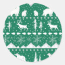 Search for winter forest stickers Reindeer