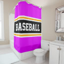 Search for baseball shower curtains Athletic