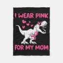 Search for dinosaur for kids blankets Pink