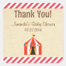 Search for circus baby shower stickers Rustic