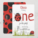 Search for ladybug party invitations Watercolor