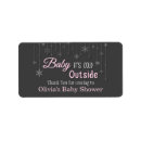 Search for baby its cold outside return address labels Elegant