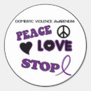 Search for violence stickers Purple
