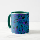 Search for music pattern mugs Musicians