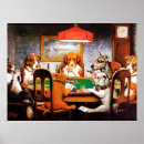 Search for dogs playing poker posters Gambling