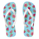 Search for watermelon flipflops Watercolor