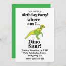 Search for funny dinosaur birthday invitations T rex